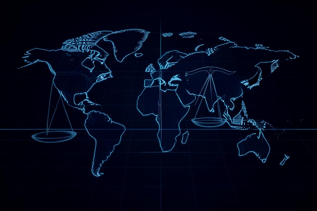 Abstract illustration of global crypto regulation and compliance frameworks